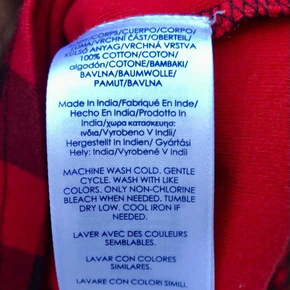 Chaps Red buffalo check Shirt Sz.Large Plaid - Picture 6 of 7